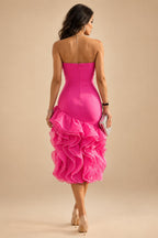 A-Line/Princess Mini Sparkly Sequin Tiered Homecoming Dresses with Spaghetti Straps (SHI22370561)