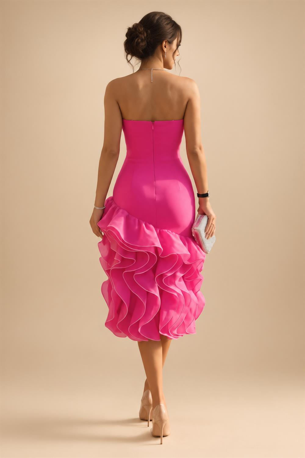A-Line Floral Jacquard Floor-Length Mother of the Bride & Groom Dresses with V-Neck, Cap Sleeves (SHI22500480)