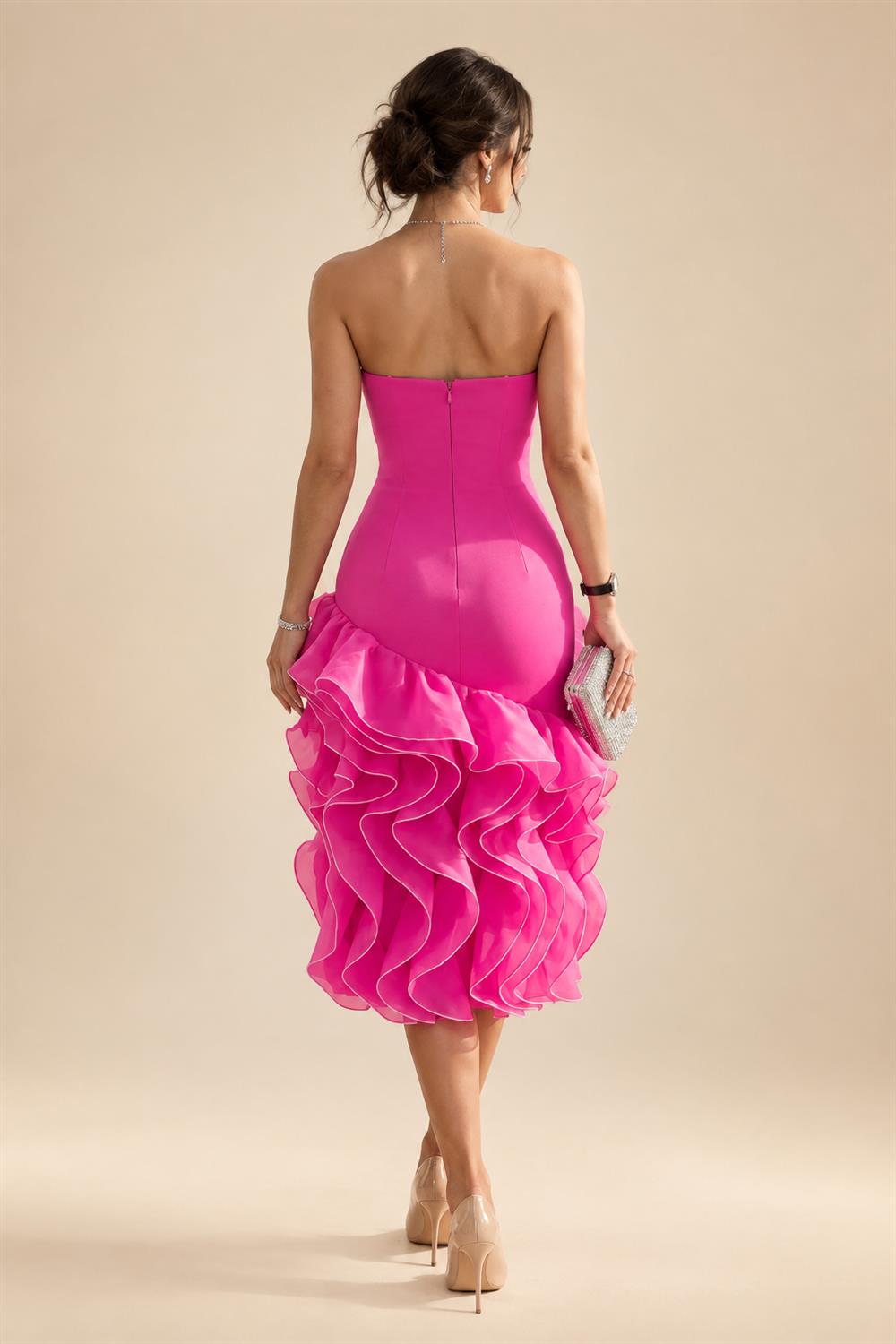 A-Line/Princess Sweetheart Chiffon Maxi Mother of the Bride & Groom Dresses with Lace Appliques & Ruched Bodice (SHI22501637)