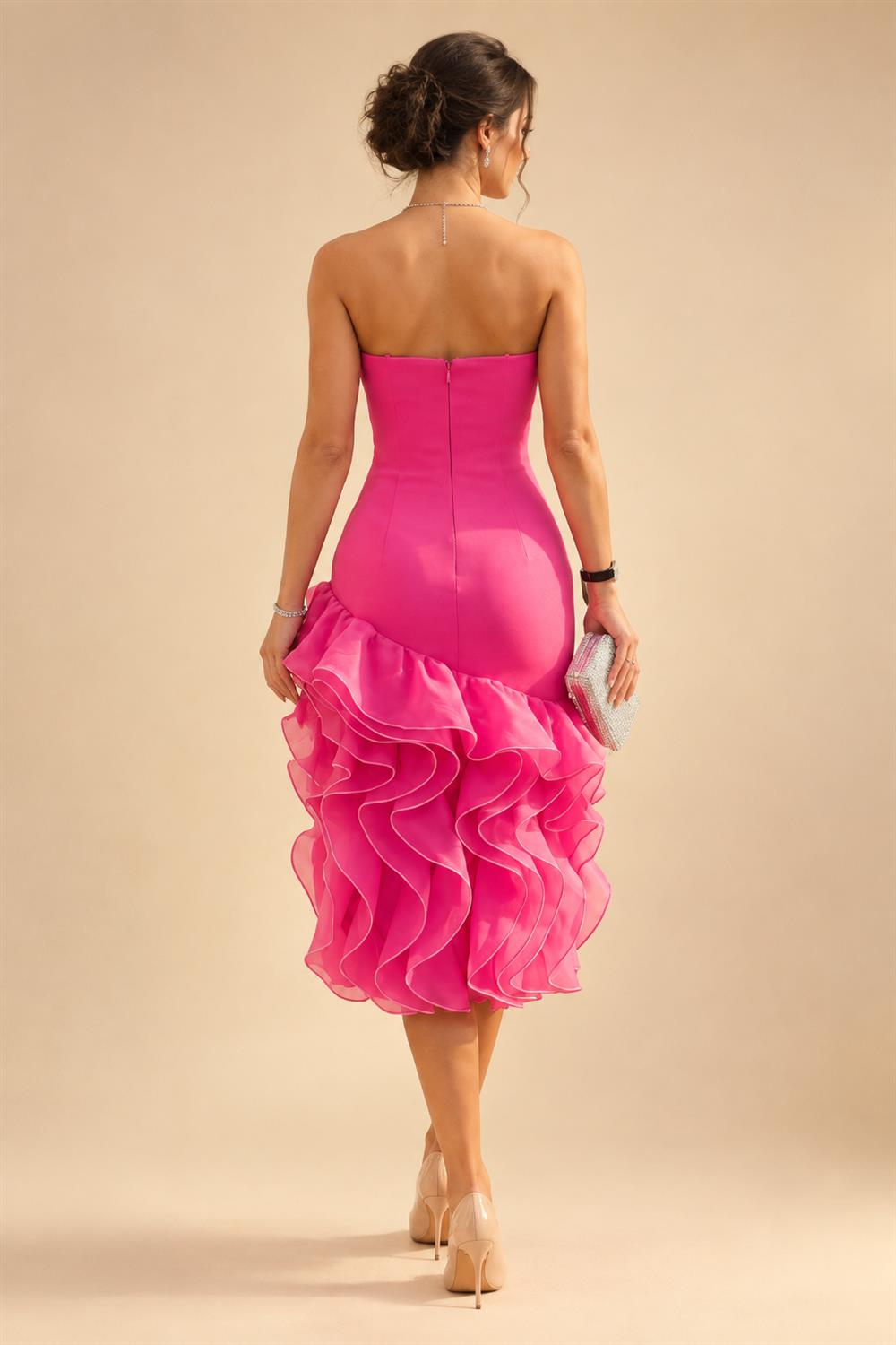 A-Line/Princess Off Shoulder Chiffon Floor-Length Mother of the Bride & Groom Dresses with Ruched Waist & Slit (SHI22501619)