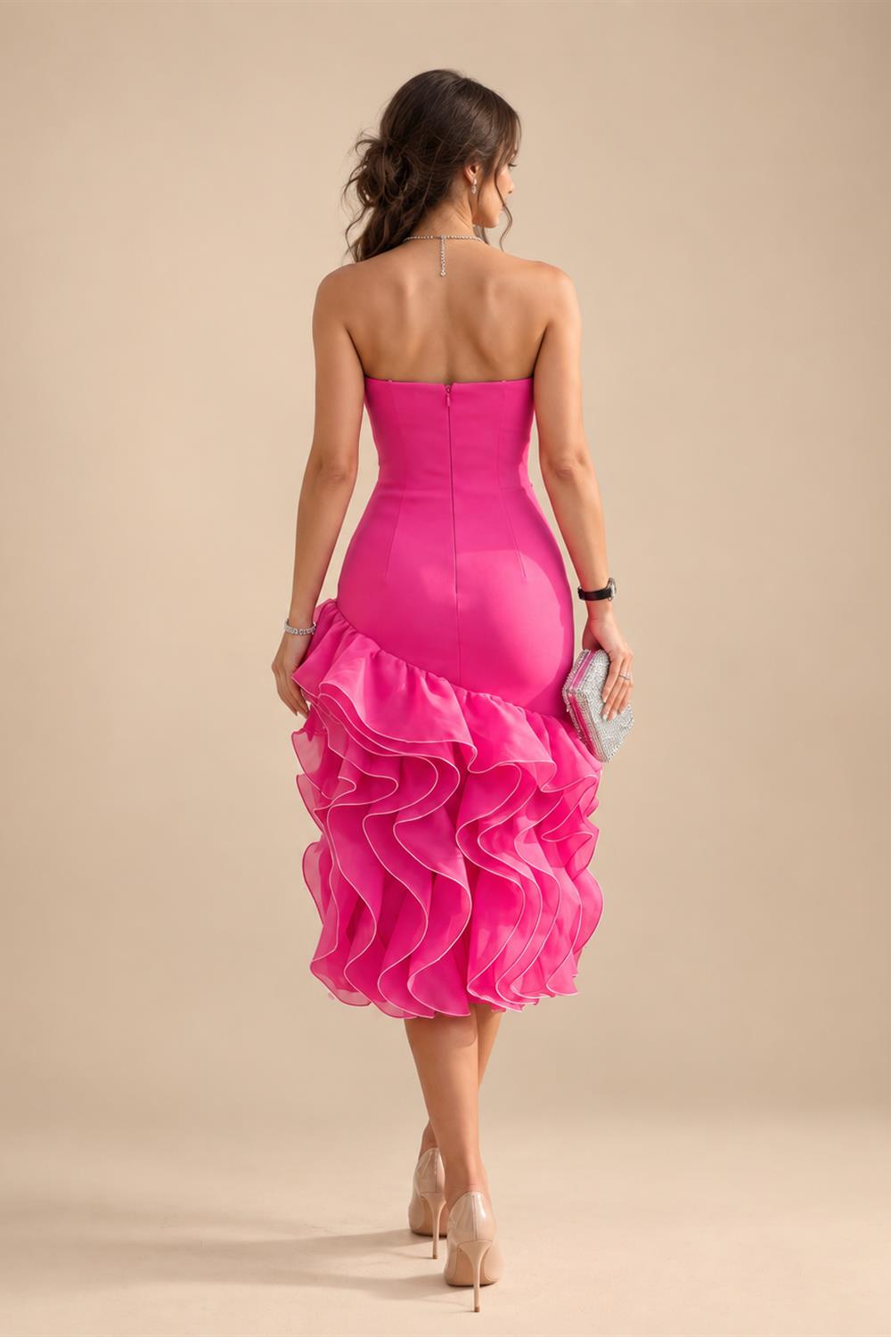 Scoop Neck Floral Print Mermaid Mother of the Bride Dresses (SHIR1110328)