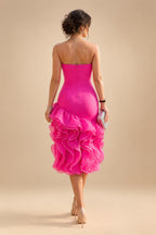 A-Line Chiffon V-Neck Short Sleeve Mother of the Bride Dresses Floor-Length with Sequin Appliques (SHI22500297)