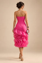 A-Line/Princess V-Neck Chiffon Maxi Mother of the Bride & Groom Dresses with Side Sash, Sweep Train & Ruched Bodice (SHI22501629)