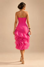 Sheath/Column V-Neck Stretch Jersey Maxi Mother of the Bride & Groom Dresses with Ruffles & Slit (SHI22501648)