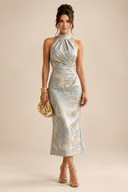 A-Line/Princess Off Shoulder Chiffon Floor-Length Mother of the Bride & Groom Dresses with Sequin, Lace Appliques & Pleats (SHI22501662)