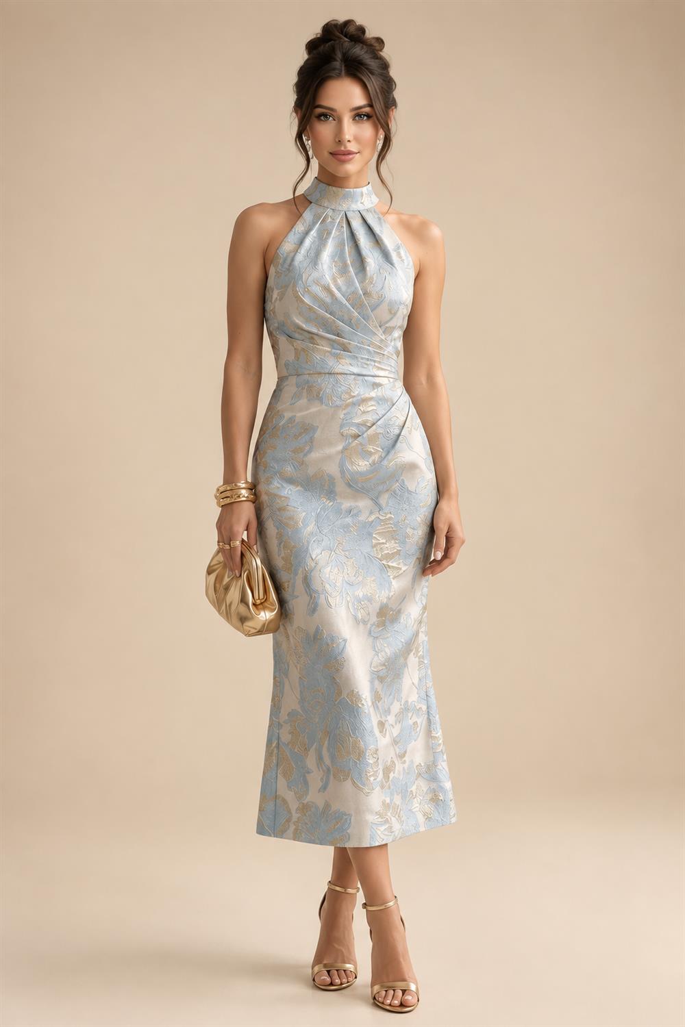 Sheath/Column Scoop Neck Chiffon Floor-Length Mother of the Bride & Groom Dresses with Lace Appliques (SHI22501639)