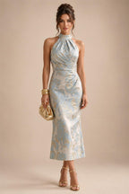 Chiffon A-Line/Princess Scoop Neck Short Mother of the Bride & Groom Dresses Tiered (SHI22500912)