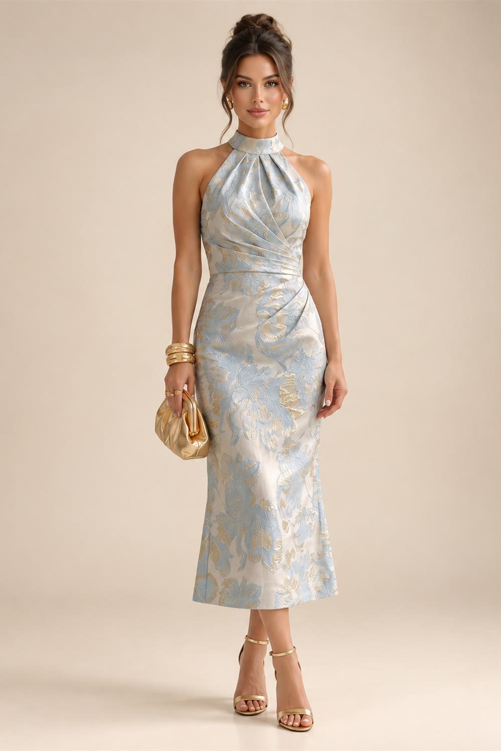 A-Line/Princess V-Neck Chiffon Floor-Length Mother of the Bride & Groom Dresses with Lace Appliques & Pleats (SHI22501605)