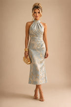 A-Line Chiffon Cape Sleeves Floor-Length Mother of the Bride & Groom Dresses with Floral Sequin Bodice (SHI22500691)