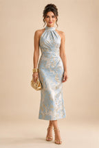 A-Line/Princess Scoop Neck Satin High-Low Mother of the Bride & Groom Dresses with Ruffles & Bow (SHI22501630)