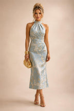 Sheath/Column Scoop Neck Velvet Floor-Length Mother of the Bride & Groom Dresses with Rhinestones (SHI22501640)