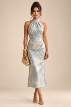 A-Line/Princess Off Shoulder Chiffon Floor-Length Mother of the Bride & Groom Dresses with Sequin, Lace Appliques & Pleats (SHI22501662)