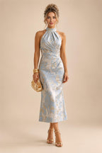 Scoop Neck Chiffon Floor-Length Mother of the Bride & Groom Jumpsuit with Lace Appliques (SHI22501558)