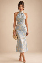 Sheath/Column Scoop Neck Velvet Floor-Length Mother of the Bride & Groom Dresses with Rhinestones (SHI22501640)