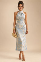 A-Line/Princess Off Shoulder Chiffon Floor-Length Mother of the Bride & Groom Dresses with Sequin, Lace Appliques & Pleats (SHI22501662)