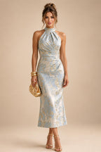 Sequin Floral Sheath Floor-Length Mother of the Bride & Groom Dresses with Satin Bodice (SHI22500925)