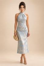 A-Line/Princess Strapless Lace Appliques Floor-Length Mother of the Bride & Groom Dresses with Pleats, Ruched Waist & Sweep Train (SHI22501664)