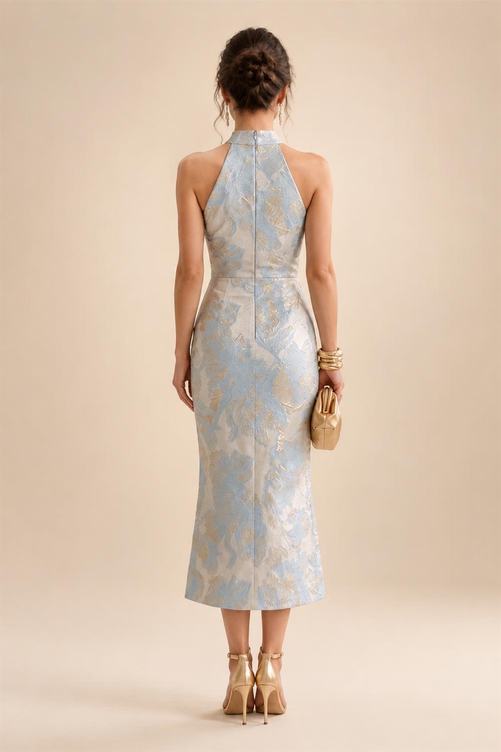 A-Line/Princess V-Neck Chiffon Floor-Length Mother of the Bride & Groom Dresses with Lace Appliques & Pleats (SHI22501605)