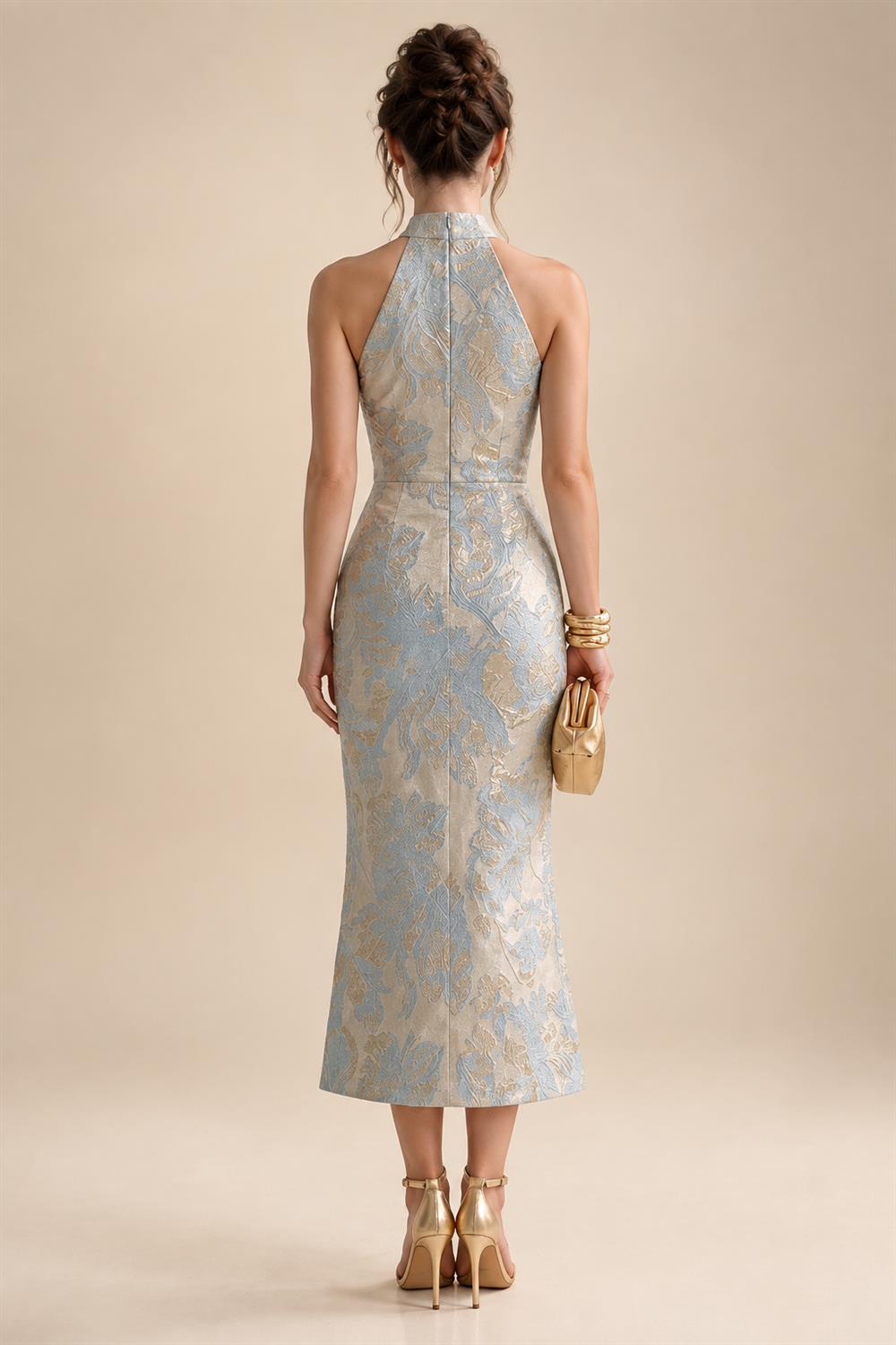 A-Line/Princess Sweetheart Chiffon Maxi Mother of the Bride & Groom Dresses with Lace Appliques & Ruched Bodice (SHI22501637)