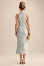 A-Line/Princess Off Shoulder Chiffon Floor-Length Mother of the Bride & Groom Dresses with Sequin, Lace Appliques & Pleats (SHI22501662)