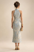 Lace Sheath/Column One Shoulder Floor-Length Mother of the Bride & Groom Dresses with Ruched Waist (SHI22500892)