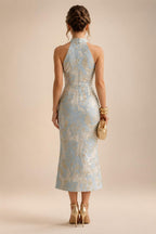 A-Line/Princess V-Neck Chiffon Maxi Mother of the Bride & Groom Dresses with Lace Appliques & Sweep Train (SHI22501644)
