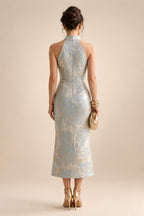 A-Line/Princess Scoop Neck Chiffon Floor-Length Mother of the Bride & Groom Dresses for Women (SHI22501635)