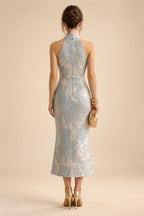 A-Line/Princess Strapless Jacquard Mini Homecoming Dresses with Bow & Pearls (SHI22370552)