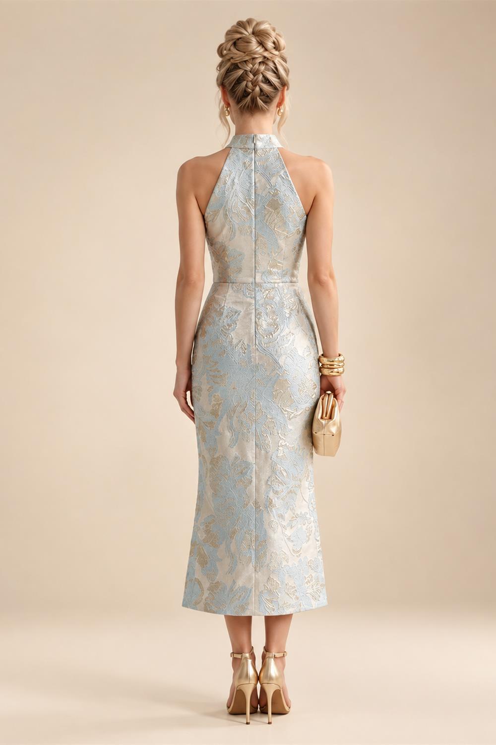 Sheath/Column Off Shoulder Chiffon Floor-Length Mother of the Bride & Groom Dresses with Lace Appliques (SHI22501551)