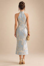 A-Line/Princess V-Neck Floral Print High-Low Mother of the Bride & Groom Dresses with Ruched Bodice (SHI22501569)