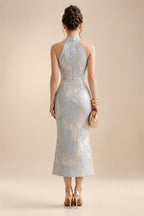 Sheath/Column Asymmetrical Pleated Satin Floor-Length Mother of the Bride Dresses with Ruffle (SHI22500107)