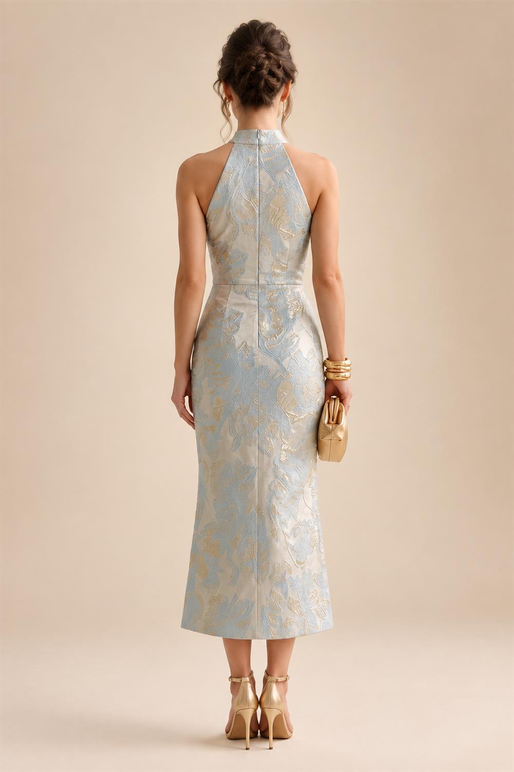 Sheath Silk Off Shoulder Ruched Maxi Mother of the Bride & Groom Dresses (SHI22500808)