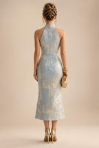 A-Line/Princess Off Shoulder Chiffon Floor-Length Mother of the Bride & Groom Dresses with Sequin, Lace Appliques & Pleats (SHI22501662)