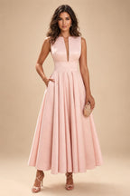 Jacquard Sheath/Column V-Neck Floor-Length Mother of the Bride & Groom Dresses with Ruffles & Ruched Waist (SHI22501060)