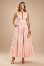 Jacquard Sheath/Column V-Neck Floor-Length Mother of the Bride & Groom Dresses with Ruffles & Ruched Waist (SHI22501060)