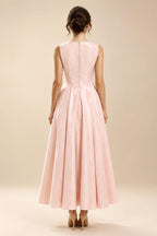 Jacquard Sheath/Column V-Neck Floor-Length Mother of the Bride & Groom Dresses with Ruffles & Ruched Waist (SHI22501060)