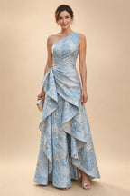 A-Line/Princess V-Neck Satin Tea-Length Mother of the Bride Dresses with Flower (SHI22500080)