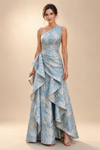 Jumpsuit Scoop Neck Chiffon Floor-Length Mother of the Bride Pantsuits with Rhinestones (SHI22501658)