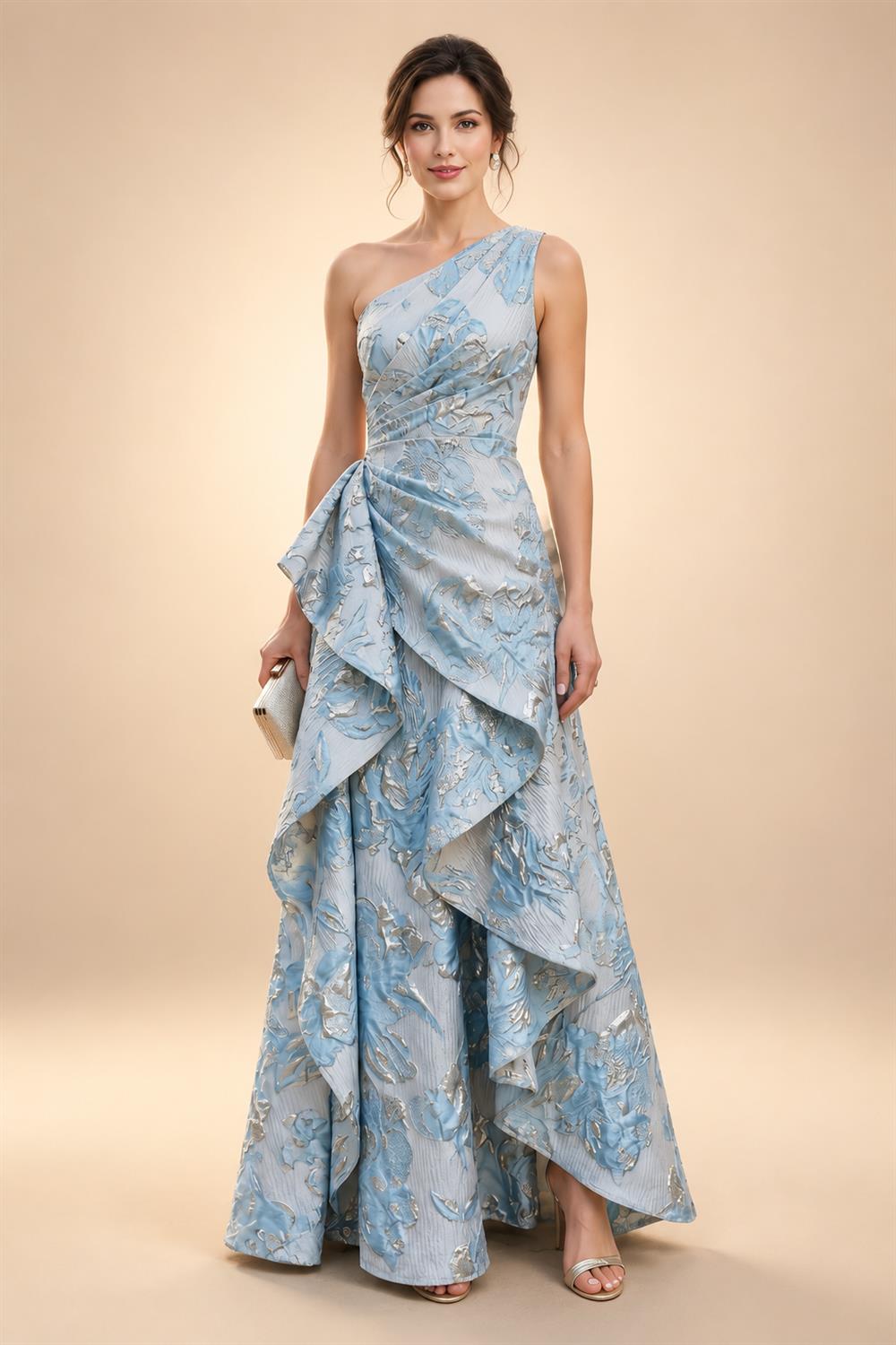 Sheath/Column Scoop Neck Velvet Floor-Length Mother of the Bride & Groom Dresses with Rhinestones (SHI22501640)