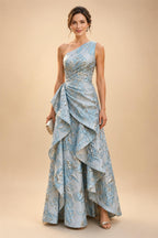 A-Line/Princess V-Neck Chiffon Floor-Length Mother of the Bride & Groom Dresses with Pleats (SHI22501646)
