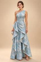 Jacquard A-Line/Princess Strapless Mini Homecoming Dresses with Bow & Pearls (SHI22370329)