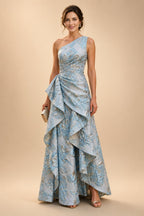A-Line/Princess Scoop Neck Chiffon Maxi Mother of the Bride & Groom Dresses with Ruffles (SHI22501599)