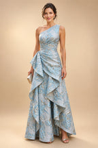 Chiffon Sheath/Column V-Neck Floor-Length Mother of the Bride & Groom Dresses with Lace Embroidery Bodice & Ruched Waist (SHI22501510)