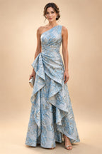A-Line/Princess Scoop Neck Cap Sleeve Floor-Length Mother of the Bride Dresses with Lace Applique (SHI22500008)