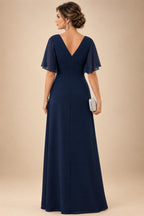 Elegant A-Line Chiffon Floor-Length Mother of the Bride & Groom Dresses with Satin Corset Bodice (SHI22500678)