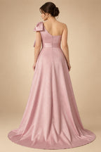 Sheath Silk Off Shoulder Ruched Maxi Mother of the Bride & Groom Dresses (SHI22500808)