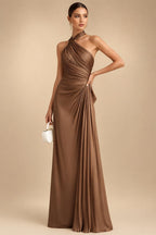 A-Line Floral Sequin Lace Floor-Length Mother of the Bride & Groom Dresses with Ruched Satin Bodice (SHI22500639)