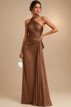 A-Line/Princess V-Neck Floral Embroidery Maxi Mother of the Bride & Groom Dresses with Ruched Waist (SHI22501624)