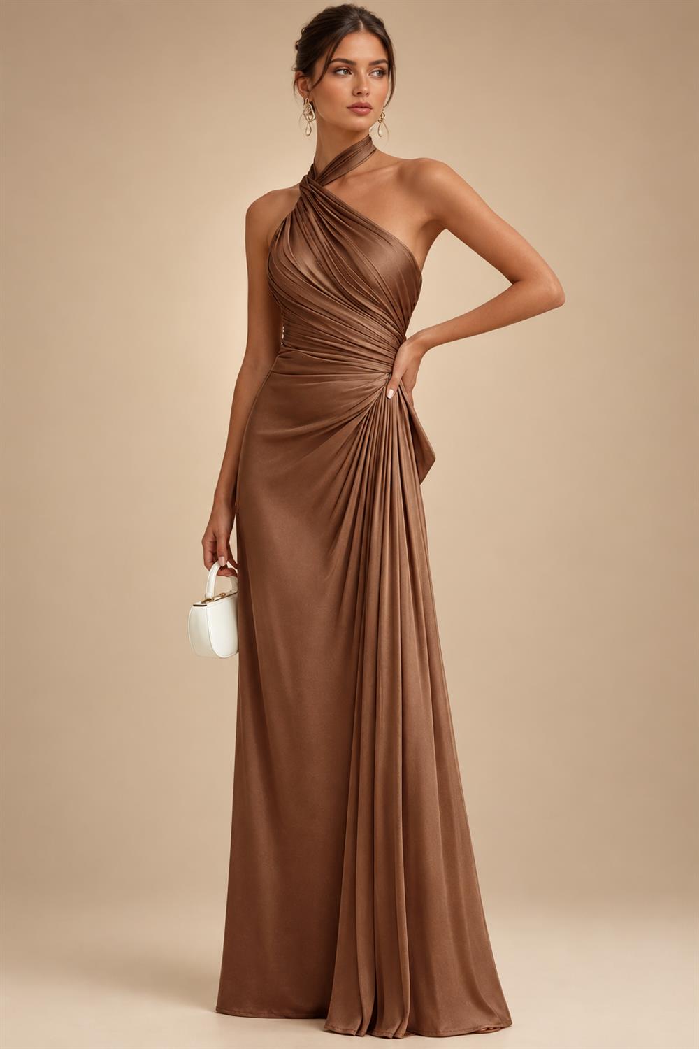 A-Line/Princess V-Neck Floral Embroidery Maxi Mother of the Bride & Groom Dresses with Ruched Waist (SHI22501624)