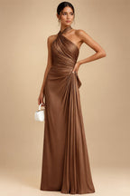 A-Line/Princess Scoop Neck Cap Sleeve Floor-Length Mother of the Bride Dresses with Lace Applique (SHI22500008)